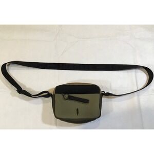 Thacker Neoprene Crossbody Bag Olive Green Tan Black Utility Messenger Strap